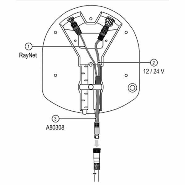 Superjock RAY-A80308 Quantum Radar Adapter Cable SU3743820